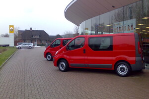 Renault bussen met dubbele cabine