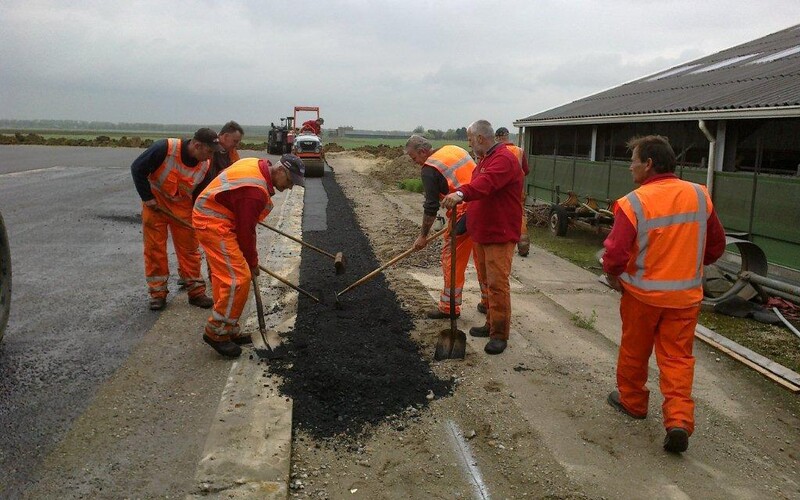 Teeffelen bedrijventerrein met zuurbestendige deklaag