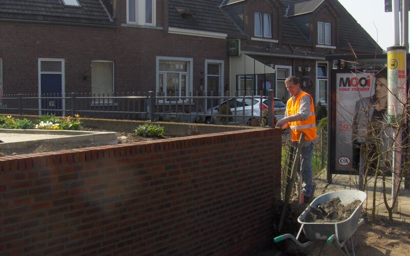 Swalmen Koningshoek keermuur