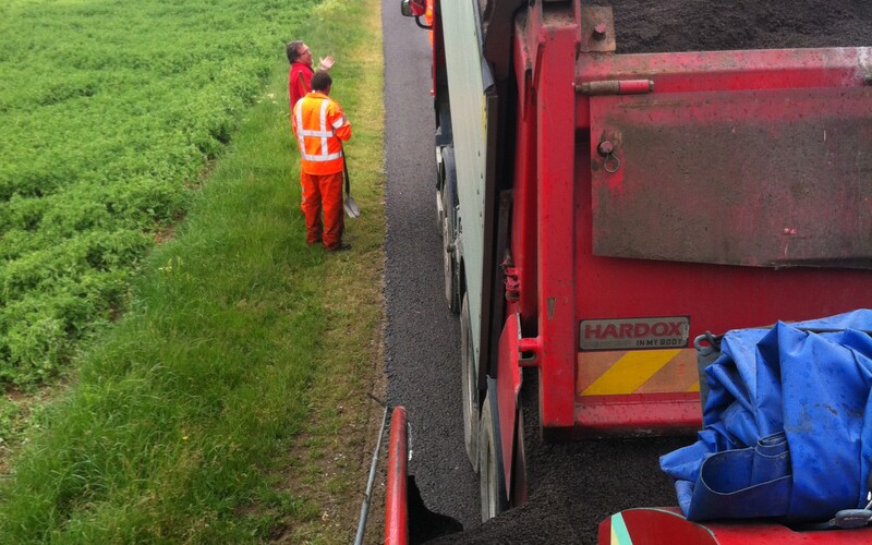 Reuver verharden landbouwweg Hovergelei