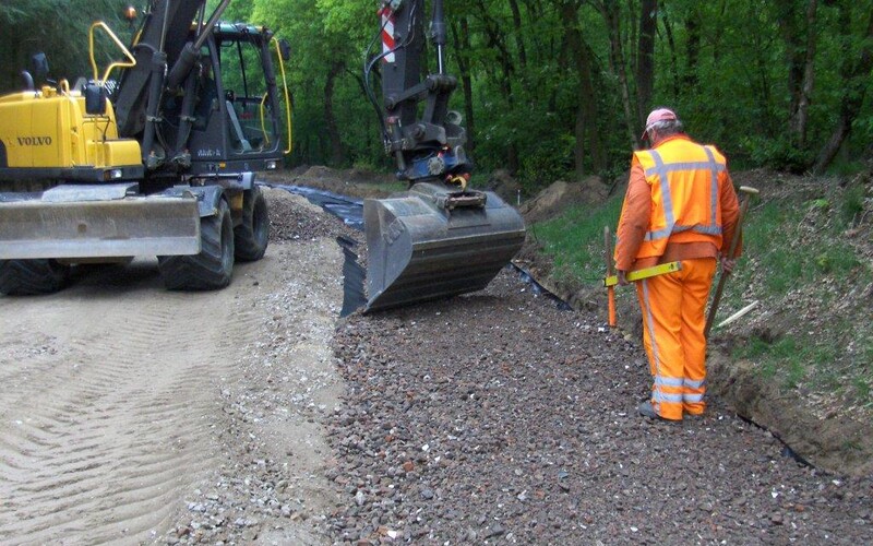 Well toegangsweg bezoekerscentrum Maasduinen