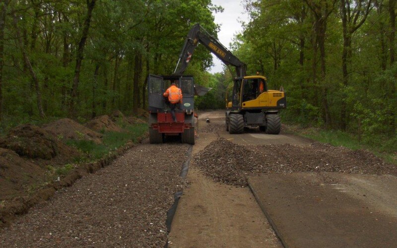 Well toegangsweg bezoekerscentrum Maasduinen