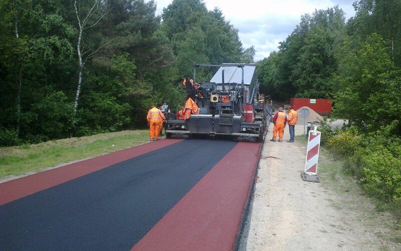 Well toegangsweg bezoekerscentrum Maasduinen