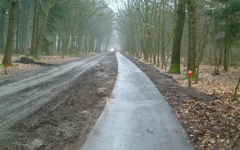 Oss aanleg fietspad Herpenduin