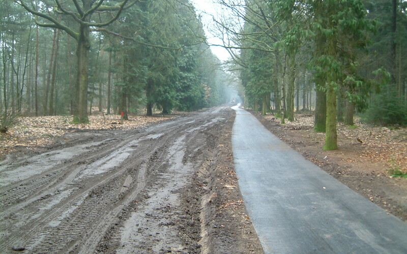 Oss aanleg fietspad Herpenduin