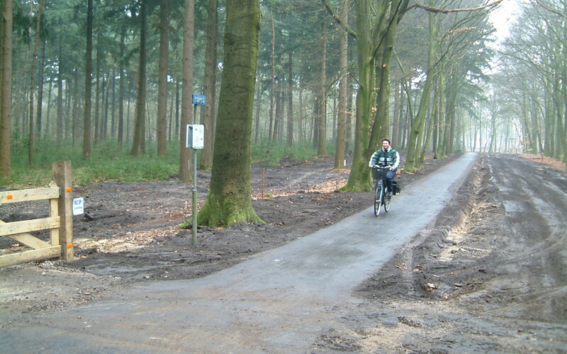 Oss aanleg fietspad Herpenduin