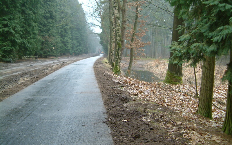 Oss aanleg fietspad Herpenduin