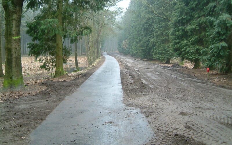 Oss aanleg fietspad Herpenduin